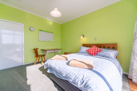 Green Room comfortable double bed